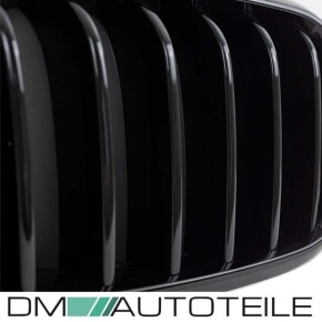 Sport-Performance Kühlergrill für BMW X5 F15 / X6 F16 in Schwarz Glanz