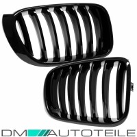Sport-Sport-Performance Front Grille Set Black Gloss fits on