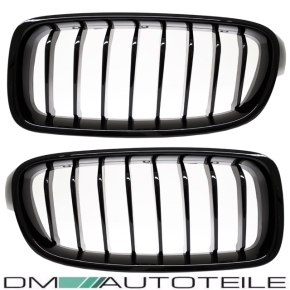 Kühlergrill Grill SET Schwarz Glanz Sport-Performance passend für BMW 3er F30 F31 11-18