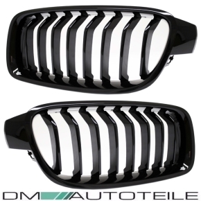 Sport-Performance Kühlergrill für BMW 3er F30 / F31 in Schwarz Glanz
