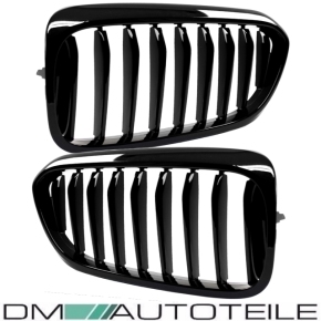 Set Sport-Sport-Performance Front Grille Black Gloss fits on BMW 5 G30 G31 up 2017>