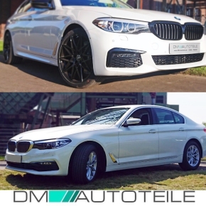 Sport-Performance Kühlergrill für BMW 5er G30 / G31 LCI Vorfacelift in Schwarz Glanz