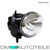 Set Full LED Fog Lights Chrome Clear+ Resistors  fits on Aud