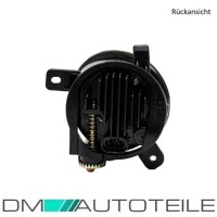 Set Full LED Fog Lights Chrome Clear+ Resistors  fits on Aud