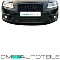 Set Full LED Fog Lights Chrome Clear+ Resistors  fits on Aud