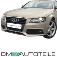 Set Fog Lights Black smoked Clear +H11 Bulbs fits on Audi A5