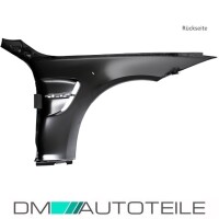 2x Sport Fender Wing Set +Emblem Kit Gloss Black fits for  B