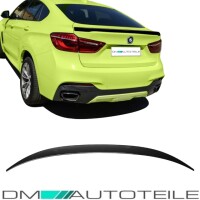 Sport-Sport-Performance Rear Trunk Roof Spoiler Lip Black Gl
