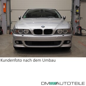 Frontstoßstange / Frontschürze vorne und Heckstoßstange / Heckschürze hinten für BMW E39 nicht M-Paket mit SRA / PDC mit ABE