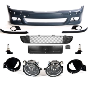 Set Sport Front Bumper primed for headlamp washer without...