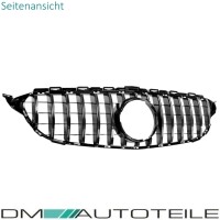 Kidney Front Grille Black Chrome fits on Mercedes W205 S205 