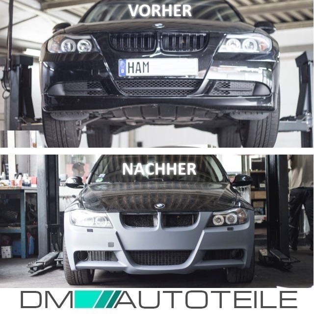 Zubehör Set Komplett für Stoßstange vorne für BMW 3er E90 E91 05-08 mit M- Paket