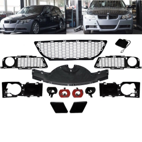 Front Bumper Repair Kit complete fits on BMW E90 E91 05-08 with M-Sport / M-Tech