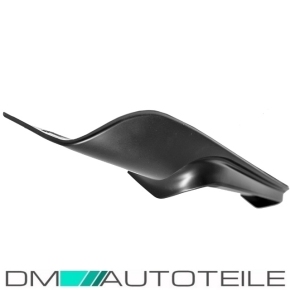 Heckdiffusor Ansatz Schwarz Matt Duplex passt für BMW 3er E46 Limousine Coupe Cabriolet Touring mit M-Paket CSL