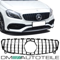 Kidney Front Grille Black Gloss fits on Mercedes W176 15-19 