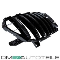 Kidney Front Grille Black Gloss fits on Mercedes W176 15-19 