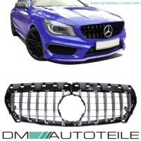 Front Grille Chrome Black fits Mercedes CLA W117 also CLA 45