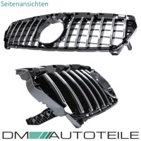Front Grille Chrome Black fits Mercedes CLA W117 also CLA 45