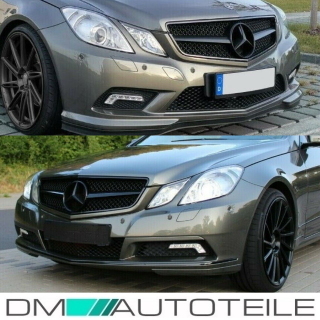 Mercedes E-Class Coupe Convertible W207 Front Grille FULL Black