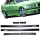 Sport Door Mouldings Trims Black Set 6-Pcs fits BMW E36...
