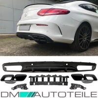 SET rear spoiler ABS + 3M suitable for Mercedes C-Class W205