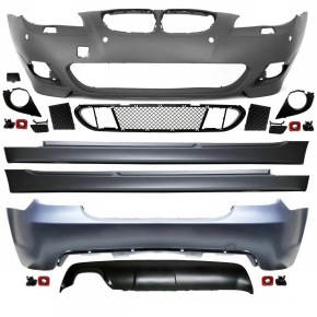 PAINTED Bodykit fits on BMW F10 Series or M-Sport Full Bumper Kit +FITTING  TESTS