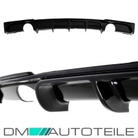 Duplex Sport-Performance Rear Diffusor Black Gloss fits on M