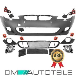 Frontstoßstange / Frontschürze vorne für BMW E60 / E61 LCI Facelift auch M-Paket mit NSW / Zubehör / ABE