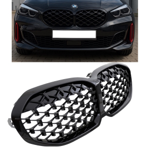 Kidney Front Grille Sport Performance Black Gloss fits on BMW 1-Series F40 up 2019