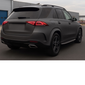 Satz AluTrittbretter Einstiegsleisten Schweller mit Umfeldbeleuchtung passt für Mercedes GLE V167 ab 2018