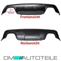 Rear Diffusor Duplex black gloss fits on BMW 5-Series E60 E6