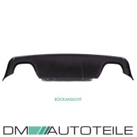 Rear Diffusor Duplex black gloss fits on BMW 5-Series E60 E6