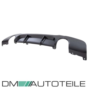 Sport-Performance Diffusor Carbon Glanz Design passt für 3er E90 E91 335i 335d Duplex M-Paket