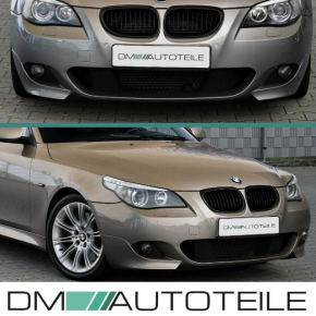 Nebelscheinwerfer HB4 SET für BMW 5er E60 / E61 mit M-Paket in Klarglas Schwarz / Smoke