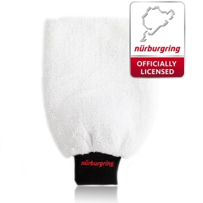 Nürburgring ® - Waschhandschuh Supreme - Autowaschhandschuh aus Mikrofaser - extrem saugstark - Microfaser Handschuh für die perfekte Autoreinigung - Wash Mitt