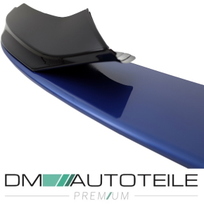 LACKIERT Bi Colour Schwarz glanz + Estoril Blau Frontspoiler Sport-PERFORMANCE für BMW 4er F32 F33 F36 mit M-Paket