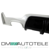 Performance Rear Diffusor Black Gloss+ White Bi-Colour fits 