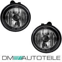 Set Fog Lights Lamps Clear Chrome fits B gallery