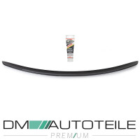 Heckspoiler Kofferaum schwarz glanz lackiert +Kleber Tape pa