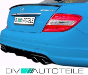 Mercedes W204 Kofferraumspoiler Heckspoiler Spoiler Schwarz +Zubehör für C63 AMG