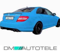 Mercedes W204 Kofferraumspoiler Heckspoiler Spoiler Schwarz 