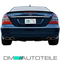 Mercedes W211 Kofferaum Heckspoiler Spoiler Schwarz Lack. + 