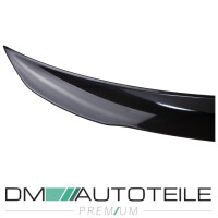 Set Heckspoiler Kofferaum Schwarz Glanz lackiert passt f&uum