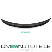 Set Heckspoiler Kofferaum Schwarz Glanz lackiert passt f&uum