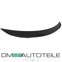Set Heckspoiler Kofferaum Schwarz Glanz lackiert passt f&uum