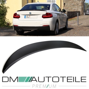 SET Heckspoiler Kofferraum grundiert passend für BMW 2er F22 Coupe für M-Paket Umbau Modelle +Kleber bj. 14>