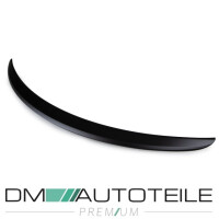 Set Heckspoiler schwarz matt + Kleber passt für Mercede
