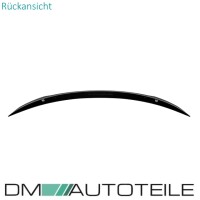 Set Kofferraumspoiler Heckspoiler + Kleber Tape Carbon glanz
