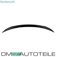 Set Kofferraumspoiler Heckspoiler Spoiler Schwarz Matt passt
