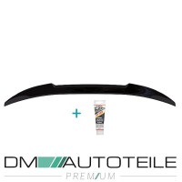 Set Sport EVO Heckspoiler Hecklippe breit Carbon glanz + Kle